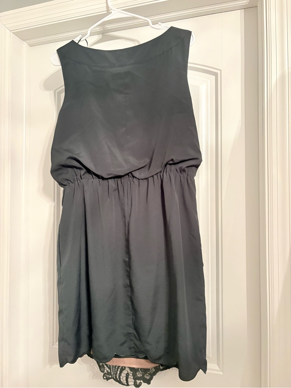 Jessica Simpson Black Sleeveless Elastic-Waist Mini Dress